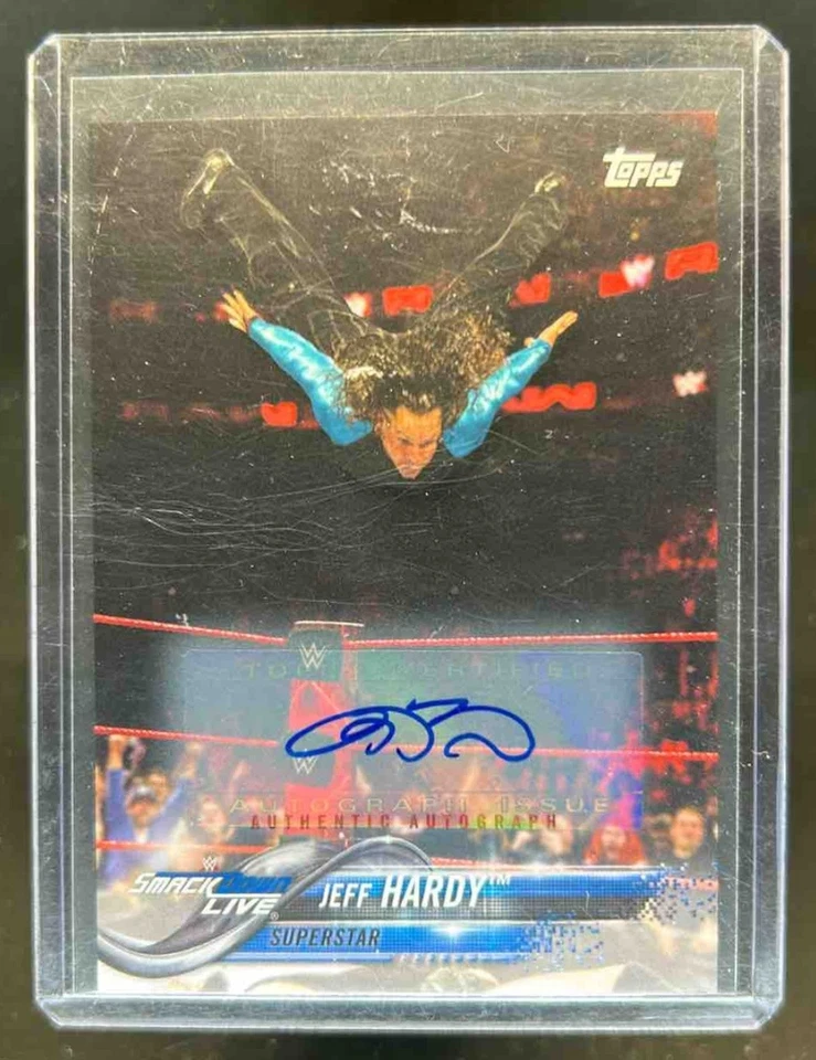 2018 Topps WWE Then Now Forever Jeff Hardy Auto #/99 - Image 1 of 2