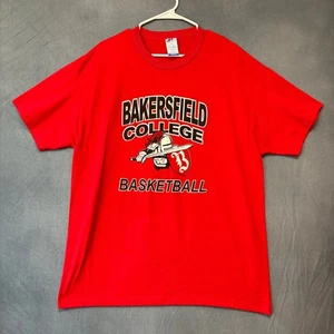 Vintage Russell Bakersfield College Basketball Shirt USA XL Fabric Short Sleeve - Picture 1 of 5