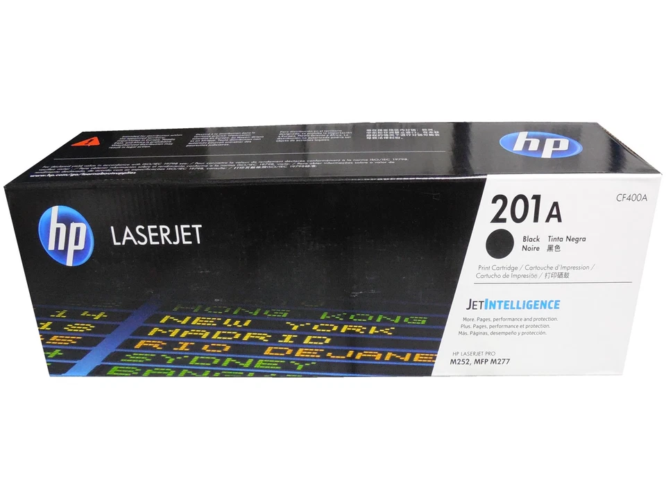 HP CF400A (201A) Black Toner Genuine OEM NAME BRAND Quick Ship Retail Box NIB - Image 1 of 1