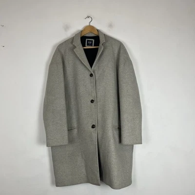 Abrigo Chaqueta GAP Tweed Para Hombre XL Alto Blanco Gris Espiga Abrigo Deportivo Country Foto 1 de 4