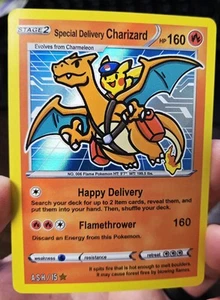 GENERATION ONE Special Delivery Charizard Holo Pokemon After Skool Hobby Fan Art - Picture 1 of 1