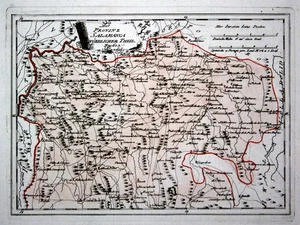 Spain Portugal Salamanca Alaejos Topas Map Reilly Engraving Copperplate - Picture 1 of 1