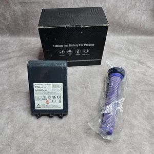 V7 Lithium-Ionen Akku 21,6V 4600mAh für Dyson Staubsauger + Filter Ersatzset - Bild 1 von 9