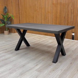 Furniture Village Bodahl Compact ‘Terra’ Smoked Oak Straight Edge Dining Table - Picture 1 of 8