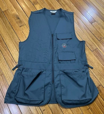 Vintage 10x Shooting Vest Hunting Skeet Sporting Clays USA Made Men's XL-Reg - Image 1 of 4