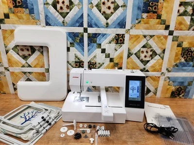 Janome Memory Craft 500E Embroidery, Professionally Serviced! Hoops Included! - Image 1 of 4
