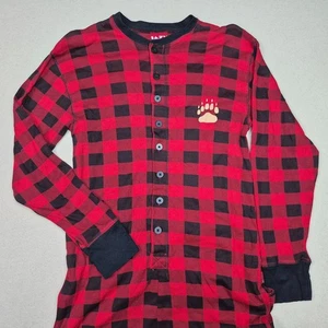 Lazy One Unisex Red/Black One-Piece Romper Pajamas Sz XL EXCELLENT CONDITION!!! - Picture 1 of 6