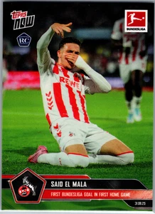 Topps NOW Bundesliga 2025/2026 Karte 015 Said El Mala 1st Goal RC - Bild 1 von 2