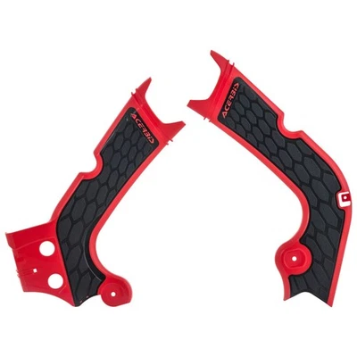 Protectores de cuadro Acerbis X-Grip rojo/negro para Honda CRF450RX 2017-2018 Foto 1 de 2