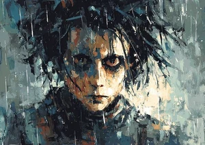 Edward Scissorhands  Art  Card 1/1 PaintOholic Signed ONE OF A KIND - Picture 1 of 2