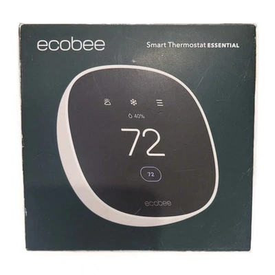ecobee Smart Thermostat Essential - OPEN BOX- VIEW ALL PHOTOS - FAST SHIP - Image 1 of 4