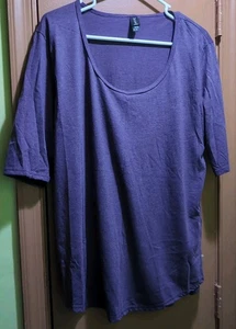 NWOT - ANVIL: Purple, Crew Neck, Short Sleeve, Tri Blend Tee, Size XL - Picture 1 of 3