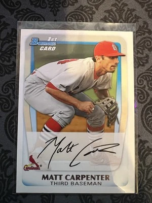 2011 Bowman - Prospects Matt Carpenter #BP66 (RC) 1st Bowman Card!!!!  - Image 1 of 2