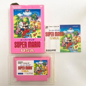 Nintendo Famicom FC Super Mario USA Japan Japanese Edit Good GP