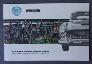 Folleto de ventas original 1959 de las gamas LANCIA APPIA & FLAMINIA - Texto It/Fr/Ger/Eng - Imagen 1 de 3