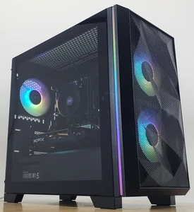 Gaming PC Ryzen 5 3600 16GB RAM 256GB SSD + 1TB HDD RX 470 8GB Win11 Computer - Picture 1 of 7