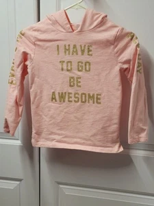 Carter's Long Sleeve Shirt Girls  Size: 8 Kids Cute I Have To Go Be Awesome - Picture 1 of 14