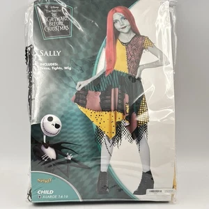Sally Costume Nightmare Before Christmas Spirit Halloween Child X Large 14-16 - Picture 1 of 8