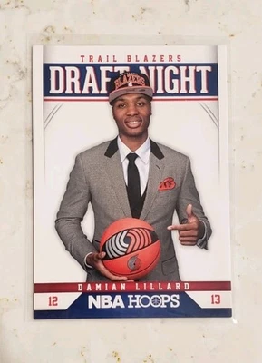 2012-13 NBA Hoops Damian Lillard Portland Trail Blazers RC #6 - Image 1 of 2