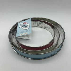 Tala Traditional Flan Rings Vintage Style Set England Quiche Tart Pastry - Foto 1 di 18