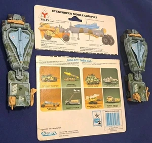 Lote De 2 Catapultas Móviles Kenner MEGA FORCE Triax XT ENFORCER 1989 De Colección - Imagen 1 de 14