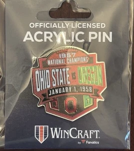 1957 OSU Championship Pin VS Oregon - Bild 1 von 1
