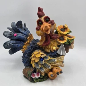 Country Hen Farmhouse Resin Outdoors/Indoors Good Condition 8" Tall Preowned. - Picture 1 of 19