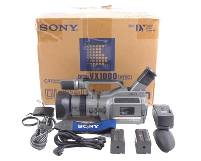 Sony DCR-VX1000 3CCD Mini DV Digital Video Camcorder NTSC USA Version - MINT!!! - Image 1 of 4