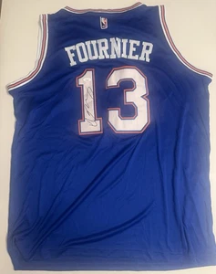 Evan Fournier New York Knicks Autographed Jersey JSA COA - Picture 1 of 3