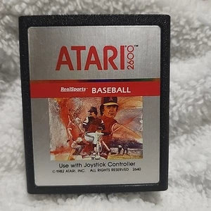Cartuccia videogioco baseball Atari 2600 RealSports 1982 - Foto 1 di 3