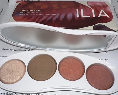 ILIA The Ethereal Baked Face Palette Bronzer Highlighter & Blush ~ MEDIUM ~ BNIB - Image 1 of 4