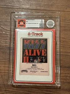 (RARE) AMG 7 GRADED (SEALED) 1977 KISS LIVE ALIVE II 8-TRACK TAPE CARTRIDGEš„ - Foto 1 di 8