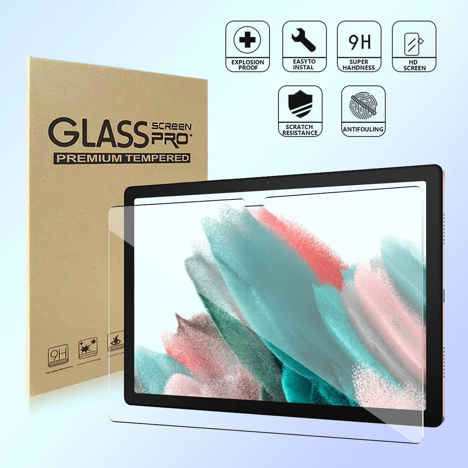 For Samsung Galaxy A8 A9 A9+ Tablet Screen Protector Tempered Glass Film Clear - Image 1 of 1