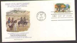 US. 1725. 13c. Alta California 200th Anniv.. Fleetwood FDC. 1977 -1 - Picture 1 of 1
