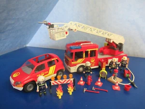 9463 + 5364 Feuerwehr Brandmeister Leiterwagen 4819 5361 9462 Playmobil 6988 - Bild 1 von 8