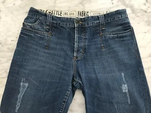 Men's Vintage Dolce & Gabbana Blue Dark Wash Button Fly Denim Jeans W35 L33 - Picture 1 of 20
