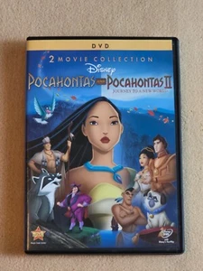 2 DVD Movie Collection Disney Pocahontas & Pocahontas ll Journey to a New World - Imagen 1 de 5