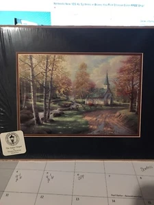 Die Aspenkapelle von Thomas Kinkade Lithogragh Avon Echtheitszertifikat - Bild 1 von 4