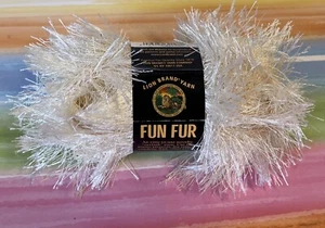 NEU Knäuel Löwenmarke Fun Pelzgarn Ivory - Bild 1 von 4