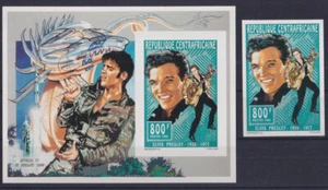 F-EX32975 CENTRAL AFRICANA REPRESENTANTE SIN MONTAR O NUNCA MONTADO 1995 CINE CLÁSICO MÚSICA ELVIS PRESLEY. - Imagen 1 de 1