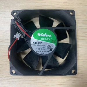 1PCS New Nidec TA300DC M33407-16 Inverter Cooling Fan 8025 DC24V 0.18A 8CM 2Pin - Picture 1 of 1