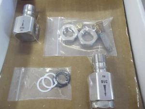 LMI / Milton Roy 5" Pump Head, 6 Screw, Acrylic, Caustic, 25718, New Surplus - Picture 1 of 3