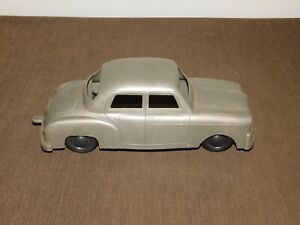 VINTAGE TOY 9 1/2" LONG LIDO GRAY PLASTIC OLD CAR