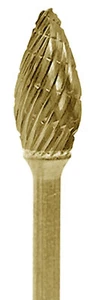 JSP® CARBIDE HP BUR, # 51A TITANIUM NITRIDE COATED for extra long life(bs751) - Picture 1 of 1