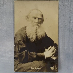 Schriftsteller Leo TOLSTOI Zarist Russland Foto Postkarte ODESSA Poststempel 1915📖 - Bild 1 von 6