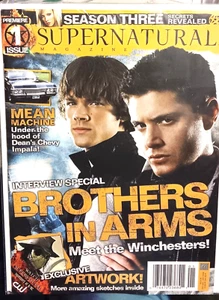 Supernatural Magazine Premier Issue Jared & Jensen - The Winchesters w/No Label - Picture 1 of 1
