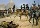 TOILE TABLEAUX   napoléon Bonaparte Egypte pyramide  50X70 CM