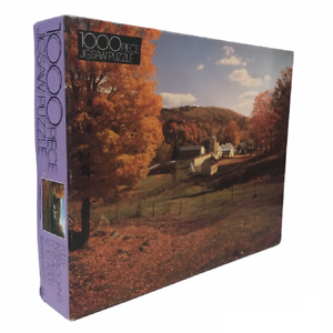 Whitman Autumn In The Country Scenic Jigsaw Puzzle 1000 Piece Nice Shape