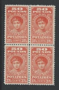 Bigjake: RI-9, 37 1/2 centavos patatas BL/4, *NH - Imagen 1 de 2