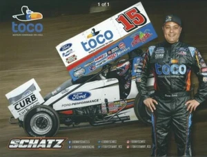 Donny Schatz 2019 #15 ""Toco Tony Stewart Racing"" Woo Sprint Car postal - Imagen 1 de 1